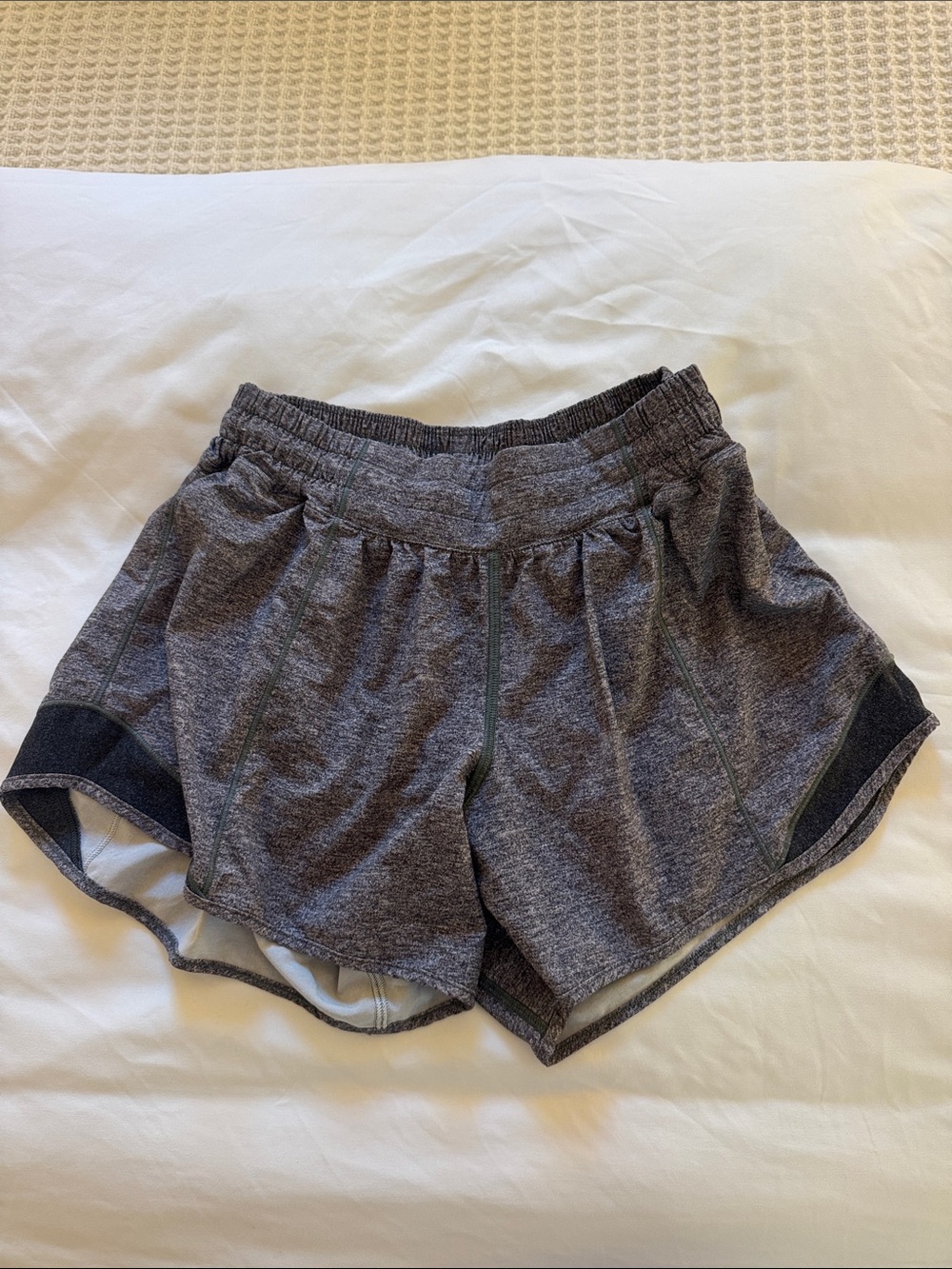 lululemon athletica Women's Heather Gray Athletic Shorts